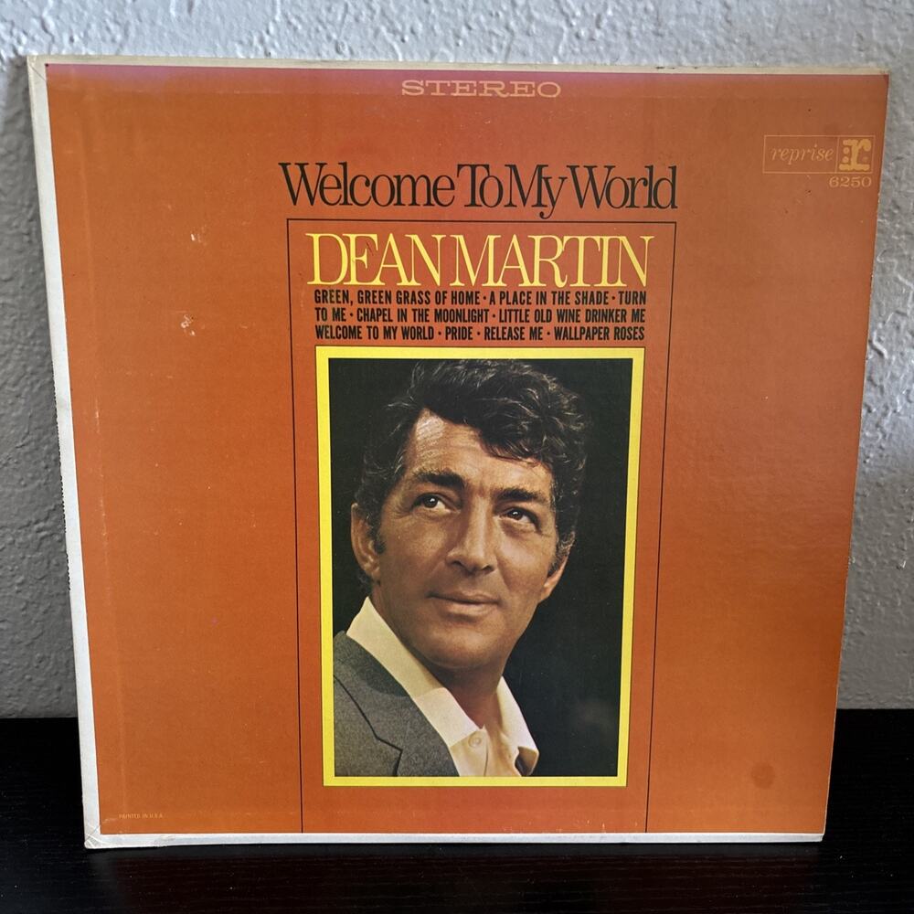 Dean Martin Welcome To My World 1967 LP Reprise RS-6250 STEREO